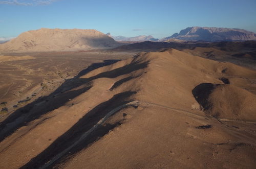 Partie de la nécropole de Bāt