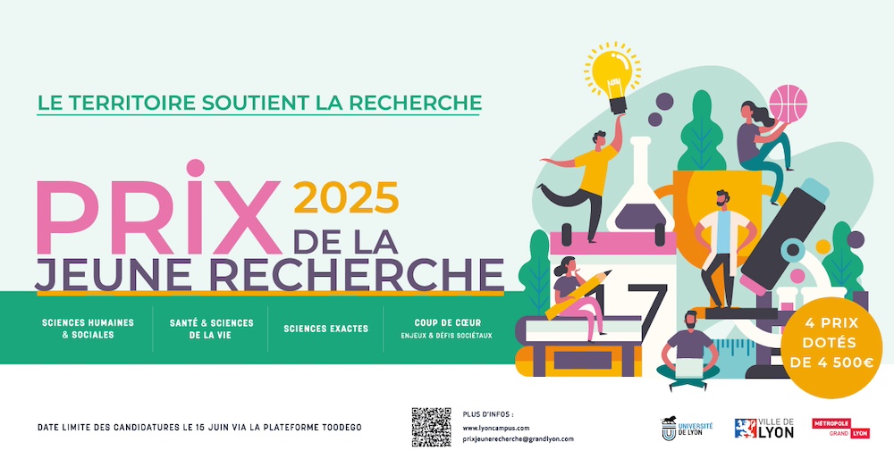 Prix de la jeune recherche 2025 de la métropole de Lyon 