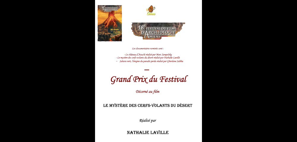 Grand prix du festival du film d'archéologie 2026