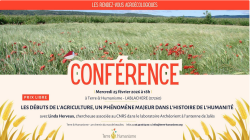 Affiche conférence Terre & Humanisme Linda Herveux