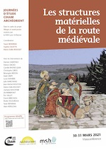 Affiche journées structures matérielles de la route médiévale