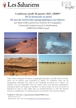 Affiche conférence 30/01/2025