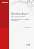 Archaeology of Central Asia during the 1st millennium BC, from the Beginning of the Iron age to the Hellenistic period