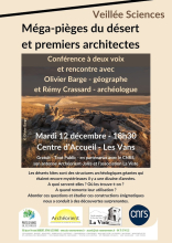 Affiche conférence Les Vans 12 décembre 2023